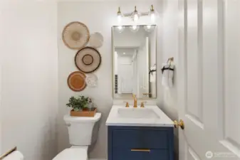 Main floor powder room
