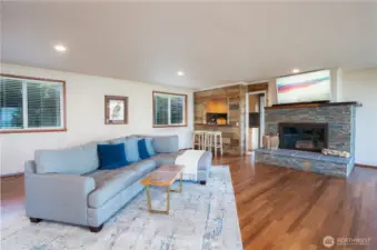 Beautiful open floor plan with amazing views.  Windows were replace upstairs last week.