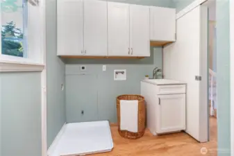 Main floor laundry