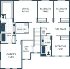 Image is a rendering. Photographs are for illustrative purposes only. Features, finishes, interior/exterior colors, landscaping and floorplan shown may vary from actual homes built.