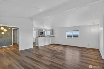 Stunning floors and fresh paint.