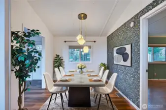 Great for entertaining. Virtually staged.