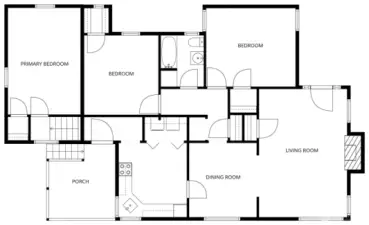 Floor Plan - Main Level Unit
