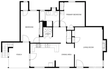 Floor Plan - Lower Level Unit