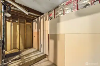 Ready for bathroom to be finished