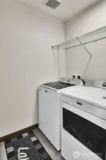 Upstairs Laundry Closet from Bathroom