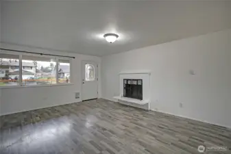 Great wood burning fireplace is fully functional!