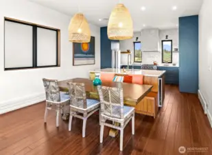 Warm and inviting with voice controlled smart devices built in