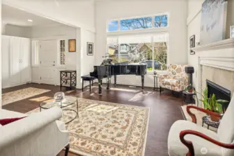 The Living Room off the front entry