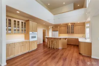 Spacious kitchen with generous sized walk-in pantry.