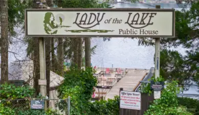 Offutt Lake Resort is just down the road. Offering the Lady of the Lake Restaurant & Bar.