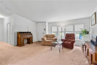 Living Room facing the front door