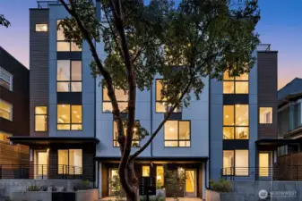 Modern design meets Capitol Hill's charm in this elegant townhome by Greencity Homes.