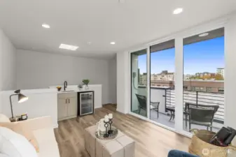 Bask in the sunlight streaming through floor-to-ceiling windows.