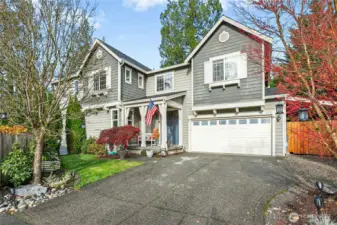 Welcome home to a picture-perfect Duvall retreat. Nestled on a quiet cul-de-sac, this charming two-story offers timeless curb appeal with its craftsman details, inviting front porch, and colorful landscaping that shines through every season.