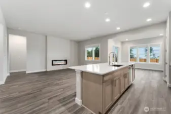 ***Not actual home***  Bright and airy open concept living
