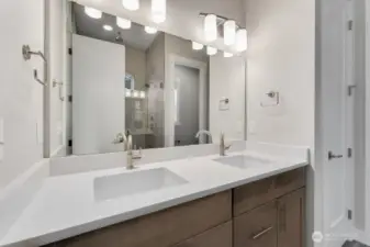 ***Not actual home*** Primary with double vanity