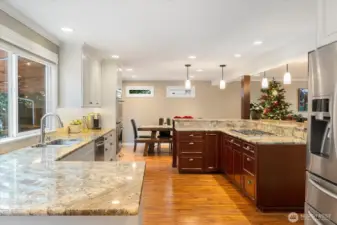Looking back towards the dining room