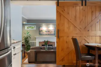 Entry into the family room