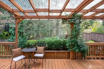 Beautiful built in planters