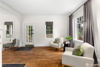 Living room and main entry