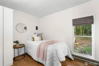 2nd bedroom upstairs with balcony access