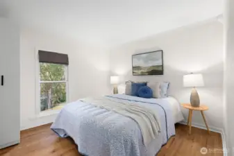 3rd bedroom upstairs with balcony access