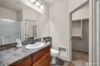 Primary attached bathroom