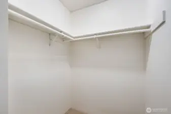 Second bedroom large walk-in closet