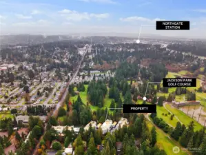 Adjacent to jackson park golf course and minute to northgate light rail station!