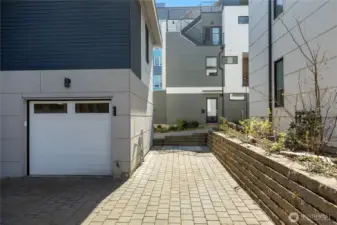 Second parking space located outside the garage. Rare opportunity to have two dedicated parking spaces with a townhouse.