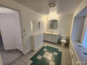 Upstairs full bath