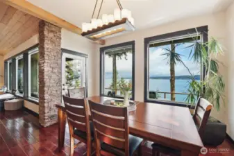 Imagine enjoying meals looking out over the beauty of the PNW.