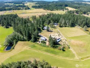 A perfect view of the farm.