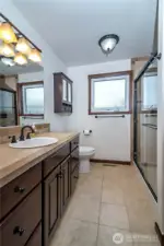 Primary bathroom with shower