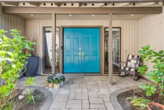 Front entry doors welcome your guests and double doors make moving your furniture in easier.