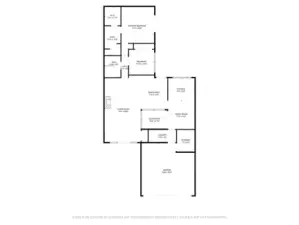 Approximate floor plan.