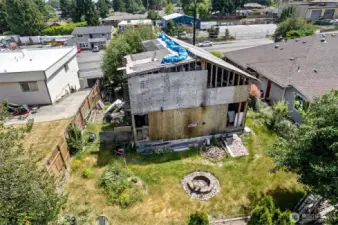 Back of the property.