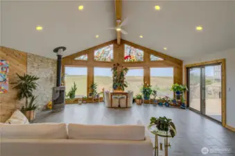 Natural Light Brightens up the great room