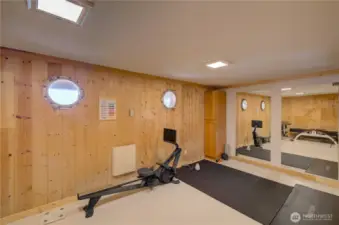 Gym or (or flex space) on lower level