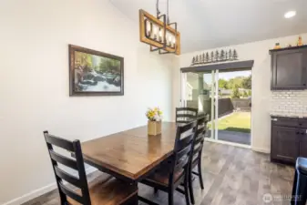 Dinning area off the kitchen