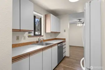 Light filled and Bright kitchen work space