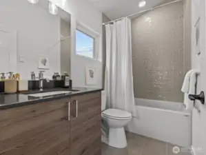 Upper Full Sized Bath. Similar model unit