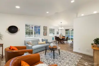 Open concept layout lives large, with 1,323 sq ft of living space.