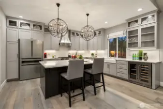 Imagine the dinner parties you could host in this kitchen