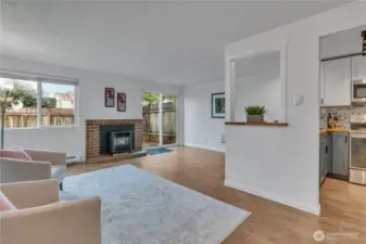 Lovely open concept with plenty of light.