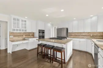 freshly painted cabinet