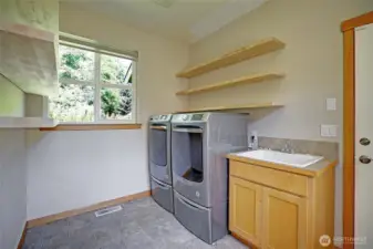 laundry and storage