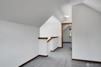 View from Bonus / Flex room looking towards landing and 3rd floor bedroom.