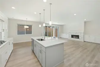 This is a general representation of floor plan and may vary from actual home constructed. Features in photos, upgrades, elevation, materials, dimensions and layout all subject to change without notice.